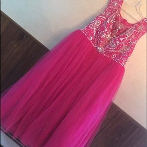 Plus size prom /sweet sixteen gown